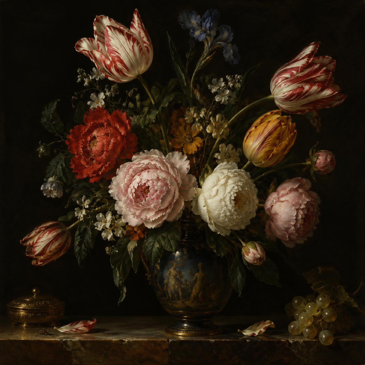 Tegeltableau uit de collectie Botanisch